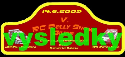 Vsledky 5.RC Rally Show Blina