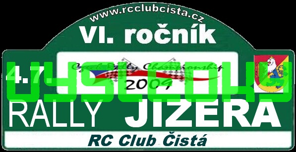 Vsledky VI. RC Rally Jizera